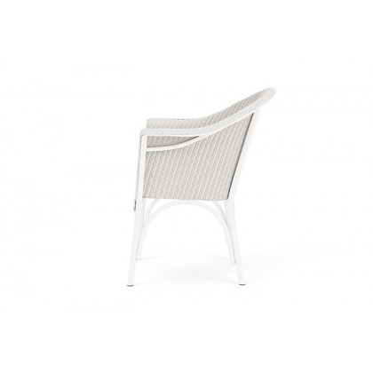 Lloyd Flanders™ All Seasons Dining Armchair with Padded Seat - White