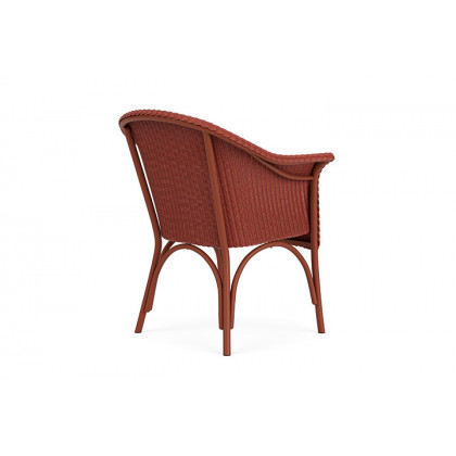 Lloyd Flanders™ All Seasons Dining Armchair with Padded Seat - Terracotta