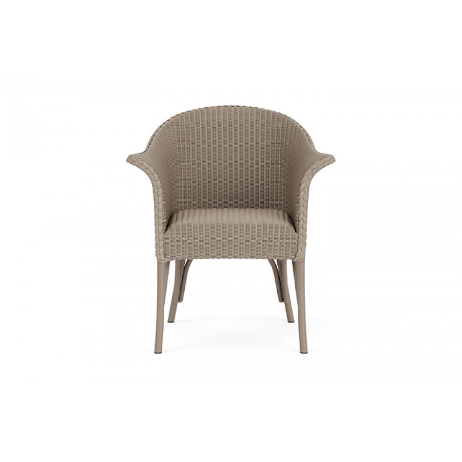 Lloyd Flanders™ All Seasons Dining Armchair with Padded Seat - French Beige