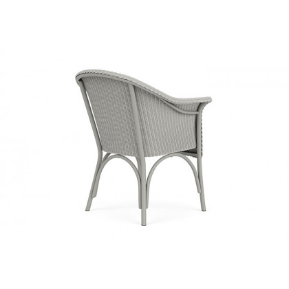 Lloyd Flanders™ All Seasons Dining Armchair with Padded Seat - Platinum