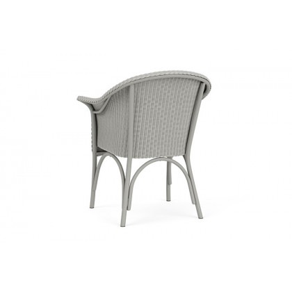 Lloyd Flanders™ All Seasons Dining Armchair with Padded Seat - Platinum