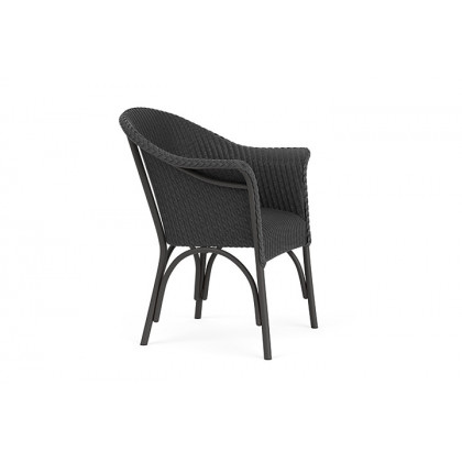 Lloyd Flanders™ All Seasons Dining Armchair with Padded Seat - Charcoal