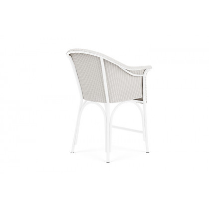 Lloyd Flanders™ All Seasons Balcony Stool with Padded Seat - White