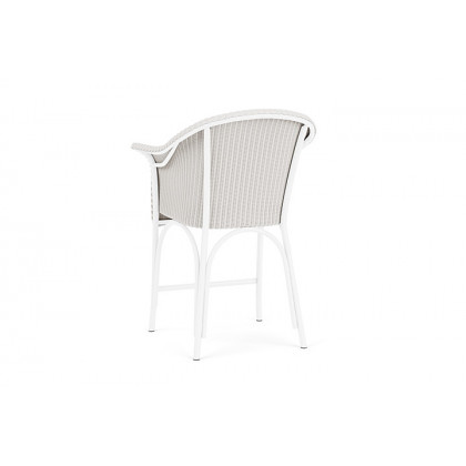 Lloyd Flanders™ All Seasons Balcony Stool with Padded Seat - White