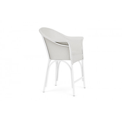 Lloyd Flanders™ All Seasons Balcony Stool with Padded Seat - Matte White