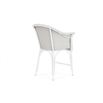 Lloyd Flanders™ All Seasons Balcony Stool with Padded Seat - Matte White