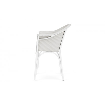 Lloyd Flanders™ All Seasons Balcony Stool with Padded Seat - Matte White