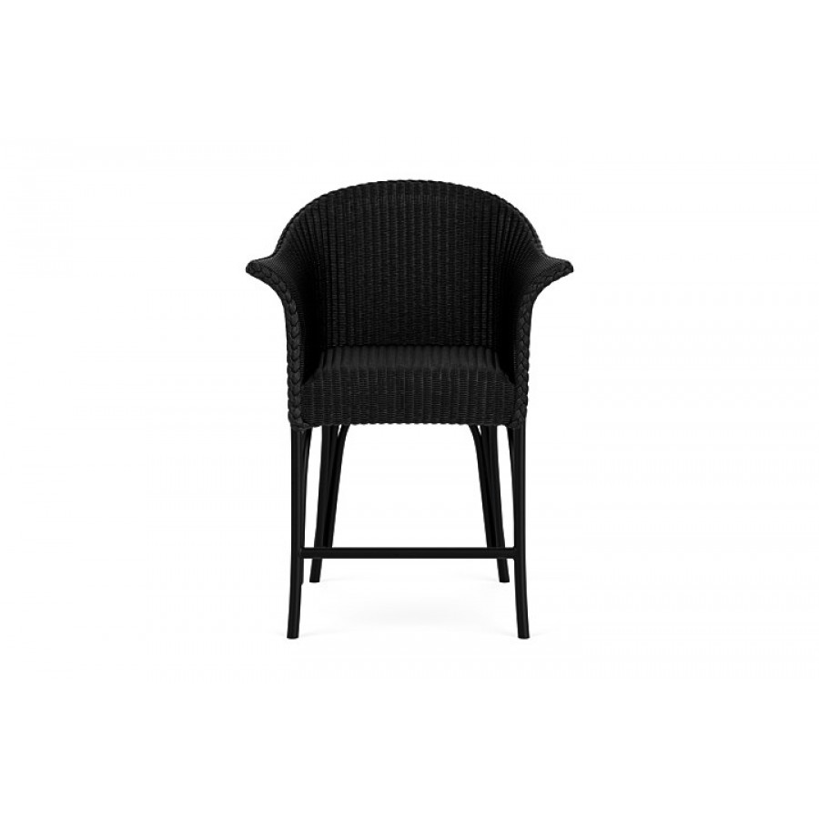Lloyd Flanders™ All Seasons Balcony Stool with Padded Seat - Ebony