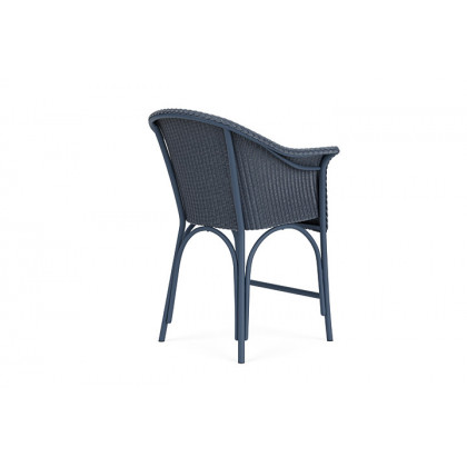 Lloyd Flanders™ All Seasons Balcony Stool with Padded Seat - Denim Blue