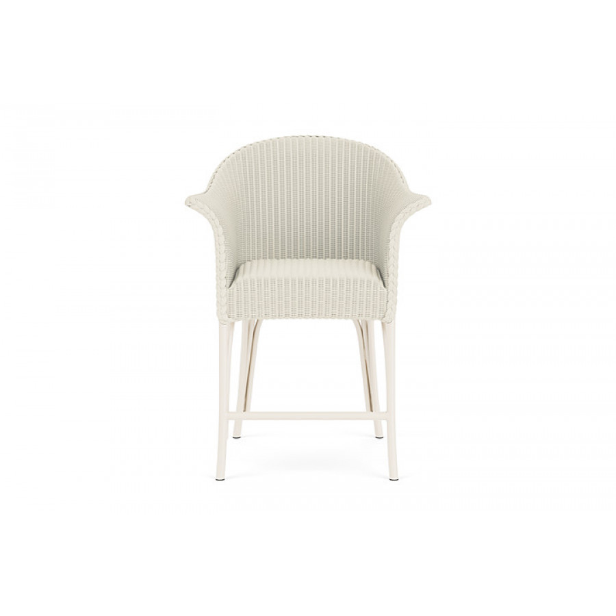 Lloyd Flanders™ All Seasons Balcony Stool with Padded Seat - Ivory