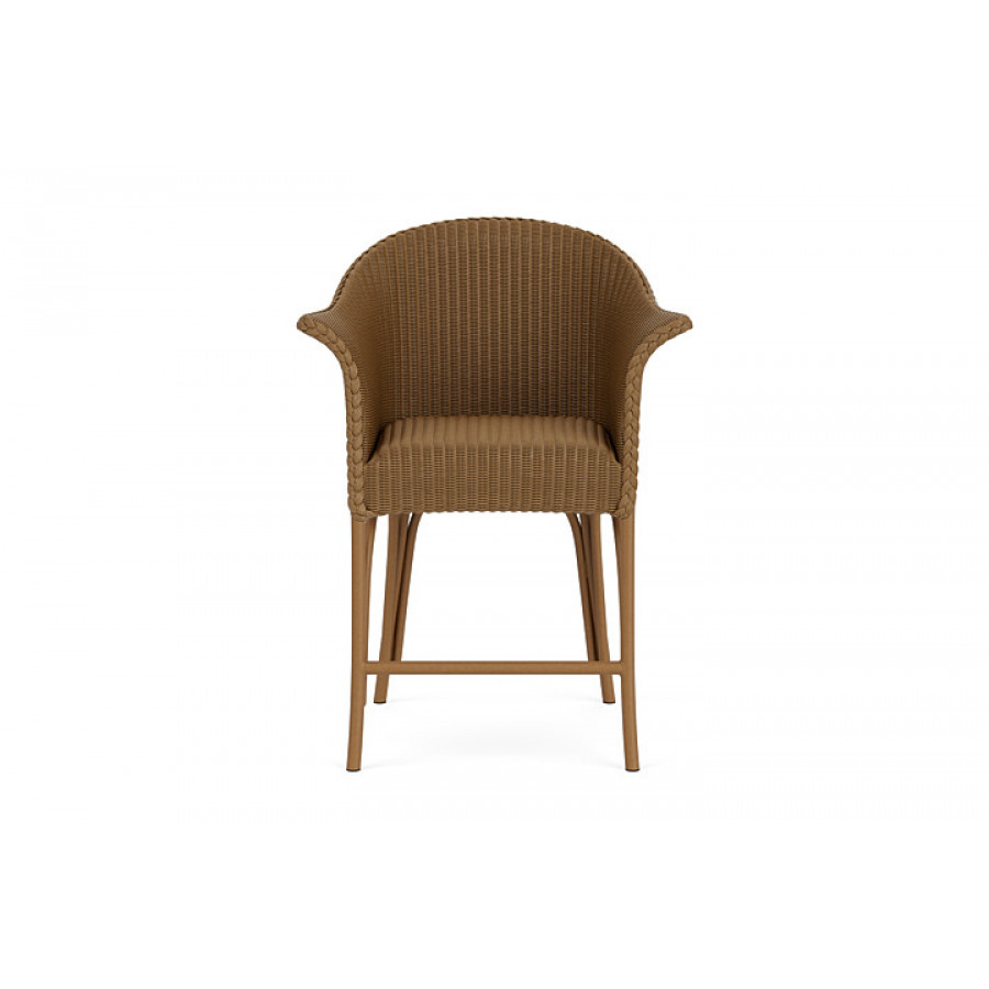 Lloyd Flanders™ All Seasons Balcony Stool with Padded Seat - Hickory