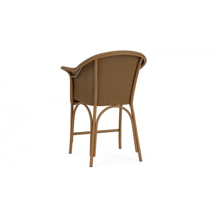 Lloyd Flanders™ All Seasons Balcony Stool with Padded Seat - Hickory