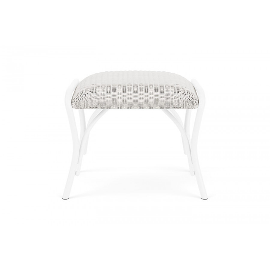 Lloyd Flanders™ All Seasons Ottoman with Padded Seat - White