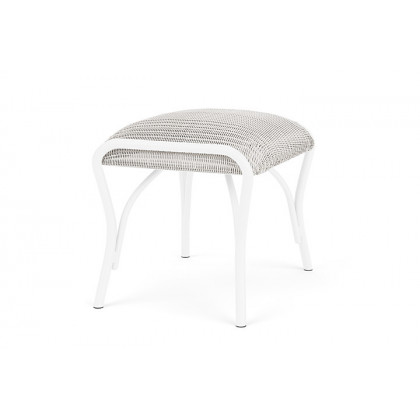Lloyd Flanders™ All Seasons Ottoman with Padded Seat - White