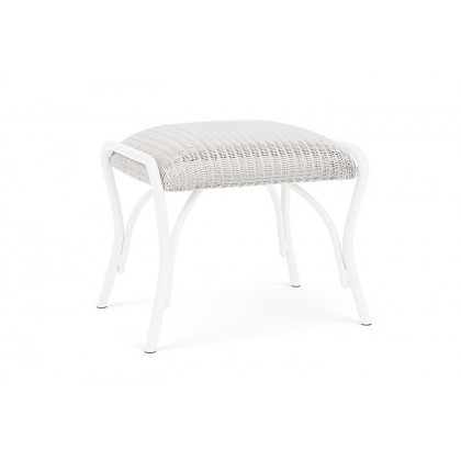 Lloyd Flanders™ All Seasons Ottoman with Padded Seat - White
