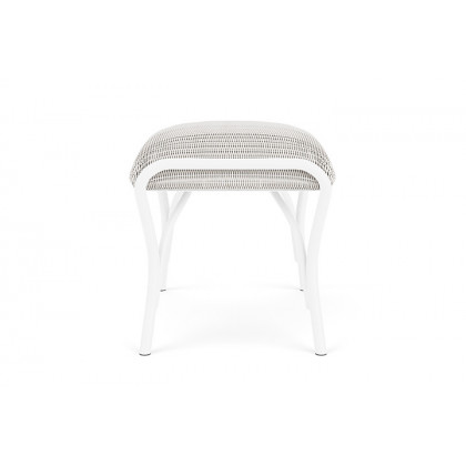 Lloyd Flanders™ All Seasons Ottoman with Padded Seat - White