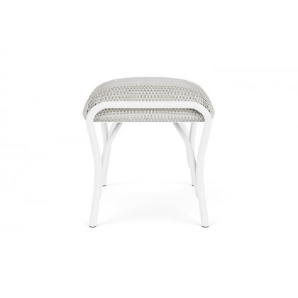Lloyd Flanders™ All Seasons Ottoman with Padded Seat - Matte White