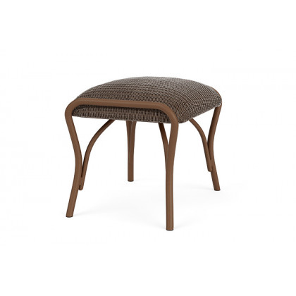 Lloyd Flanders™ All Seasons Ottoman with Padded Seat - Bark