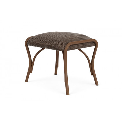Lloyd Flanders™ All Seasons Ottoman with Padded Seat - Bark