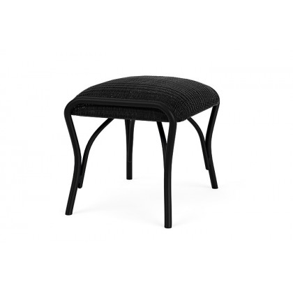 Lloyd Flanders™ All Seasons Ottoman with Padded Seat - Ebony