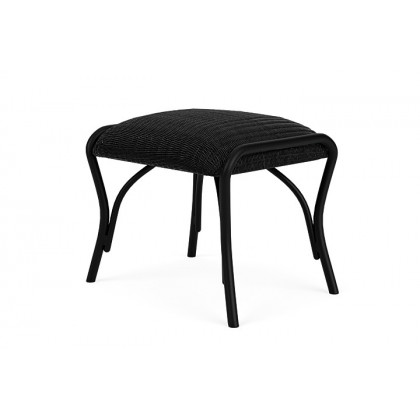 Lloyd Flanders™ All Seasons Ottoman with Padded Seat - Ebony