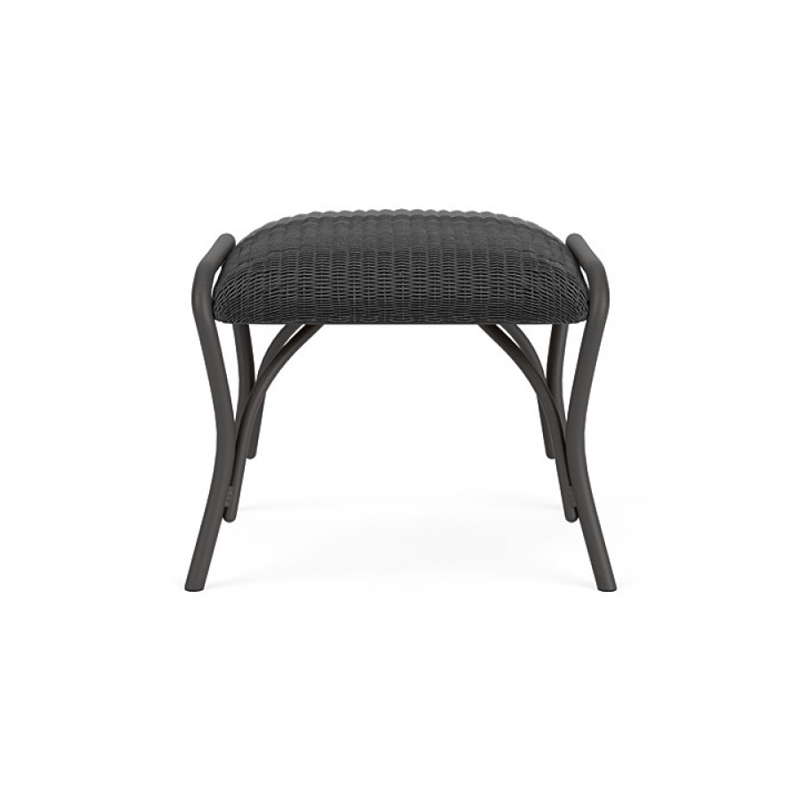 Lloyd Flanders™ All Seasons Ottoman with Padded Seat - Charcoal