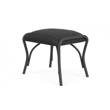 Lloyd Flanders™ All Seasons Ottoman with Padded Seat - Charcoal