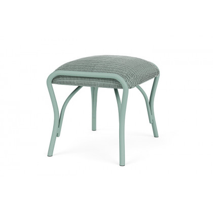 Lloyd Flanders™ All Seasons Ottoman with Padded Seat - Sea Glass