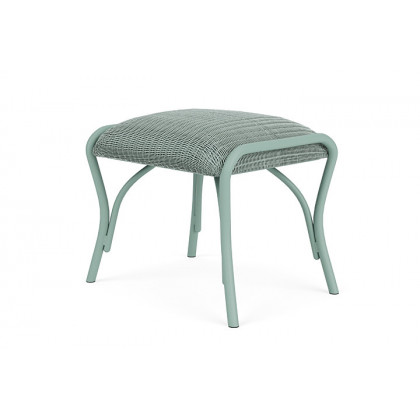 Lloyd Flanders™ All Seasons Ottoman with Padded Seat - Sea Glass