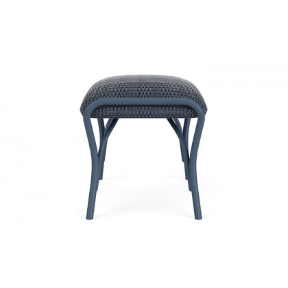 Lloyd Flanders™ All Seasons Ottoman with Padded Seat - Denim Blue