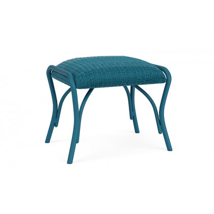 Lloyd Flanders™ All Seasons Ottoman with Padded Seat - Peacock