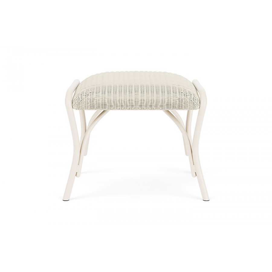 Lloyd Flanders™ All Seasons Ottoman with Padded Seat - Ivory