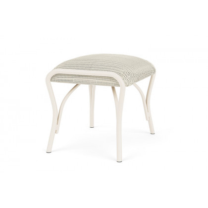 Lloyd Flanders™ All Seasons Ottoman with Padded Seat - Ivory