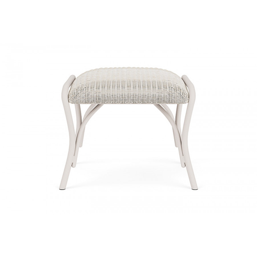 Lloyd Flanders™ All Seasons Ottoman with Padded Seat - Antique White