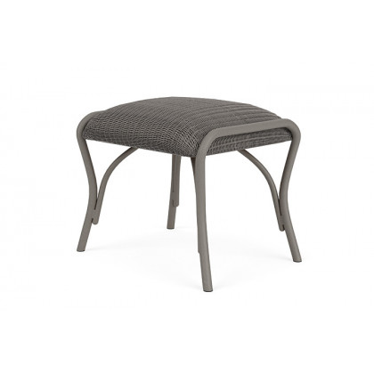 Lloyd Flanders™ All Seasons Ottoman with Padded Seat - Pewter