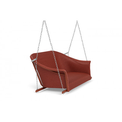 Lloyd Flanders™ All Seasons Settee Swing with Padded Seat - Terracotta