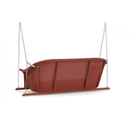Lloyd Flanders™ All Seasons Settee Swing with Padded Seat - Terracotta