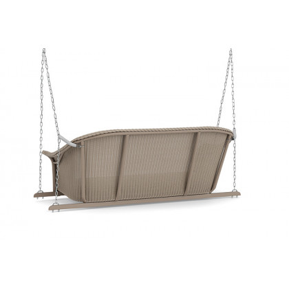 Lloyd Flanders™ All Seasons Settee Swing with Padded Seat - French Beige