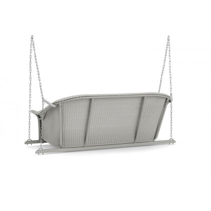 Lloyd Flanders™ All Seasons Settee Swing with Padded Seat - Platinum