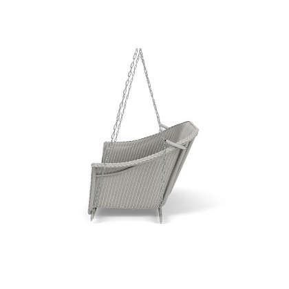 Lloyd Flanders™ All Seasons Settee Swing with Padded Seat - Platinum