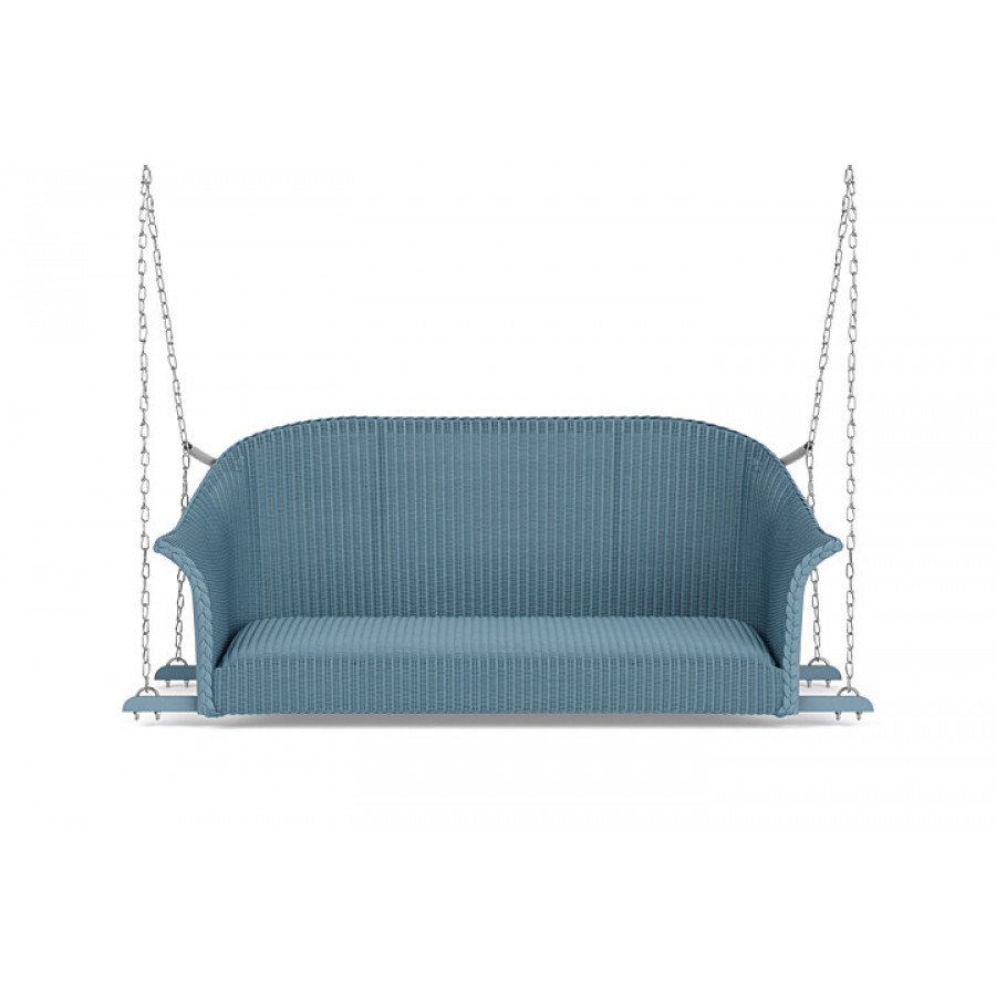 Lloyd Flanders™ All Seasons Settee Swing with Padded Seat - Stillwater