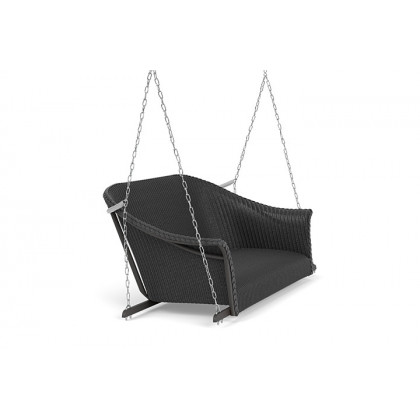 Lloyd Flanders™ All Seasons Settee Swing with Padded Seat - Charcoal
