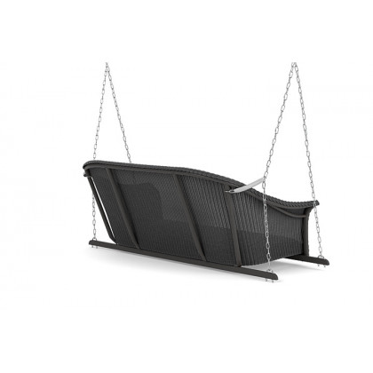 Lloyd Flanders™ All Seasons Settee Swing with Padded Seat - Charcoal