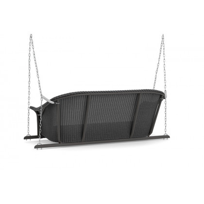 Lloyd Flanders™ All Seasons Settee Swing with Padded Seat - Charcoal