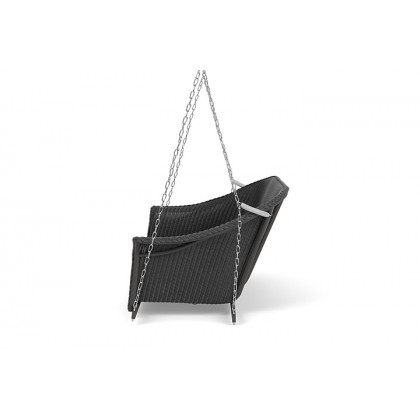 Lloyd Flanders™ All Seasons Settee Swing with Padded Seat - Charcoal