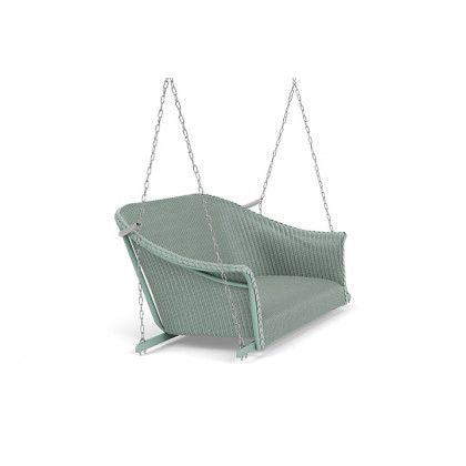 Lloyd Flanders™ All Seasons Settee Swing with Padded Seat - Sea Glass