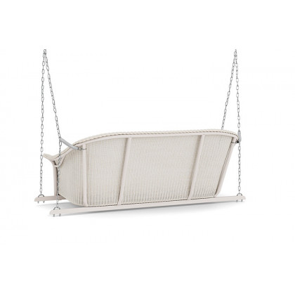 Lloyd Flanders™ All Seasons Settee Swing with Padded Seat - Antique White
