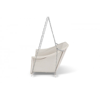 Lloyd Flanders™ All Seasons Settee Swing with Padded Seat - Antique White
