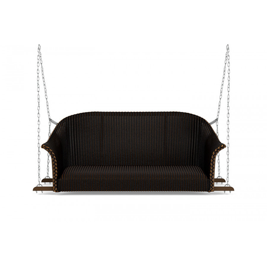 Lloyd Flanders™ All Seasons Settee Swing with Padded Seat - Mink