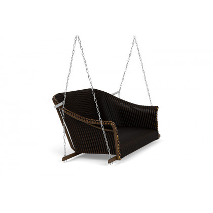Lloyd Flanders™ All Seasons Settee Swing with Padded Seat - Mink